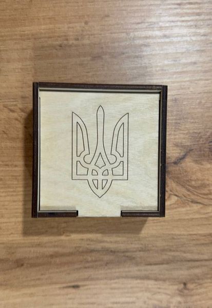 Коробочка з дерева під круглі капсули ЗСУ, для 24 капсул 35 фото