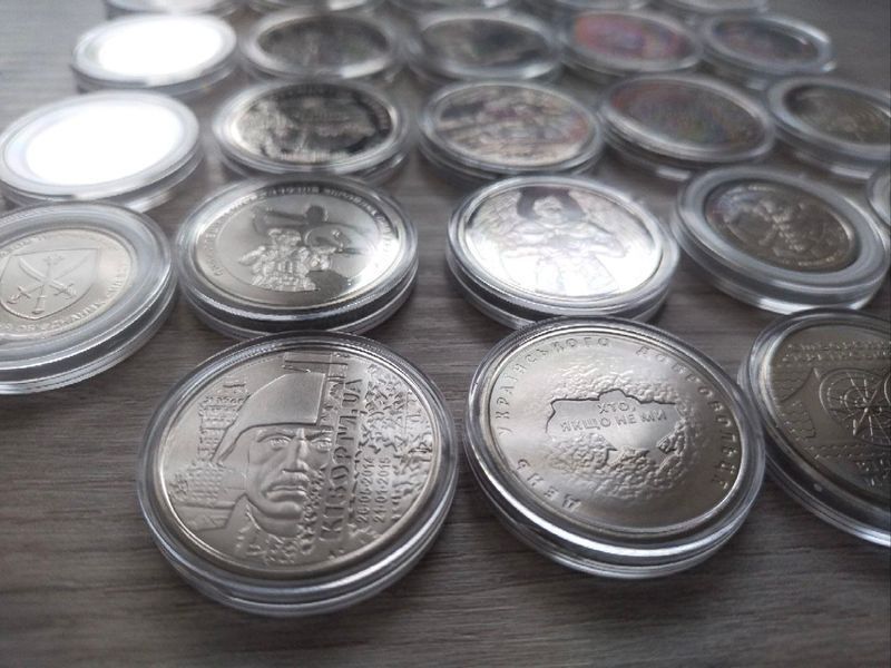 Набір ЗСУ з 27 монет в круглих капсулах, номінал 10 грн '20_0 фото